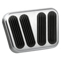 BILLET BRK/CLUTCH PAD W/RUBBER