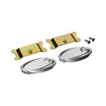 POLISHED DOOR HANDLE PAIR