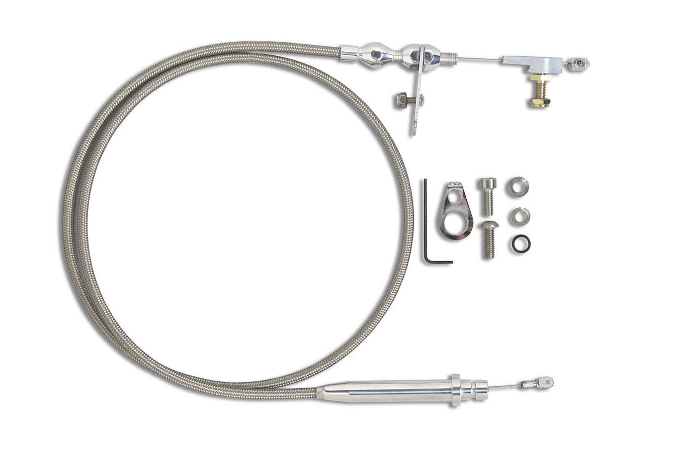 POLISHED KICKDOWN CABLE TH350