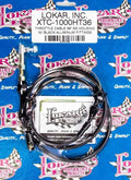 THROTTLE CABLE 36IN.BLACK SS