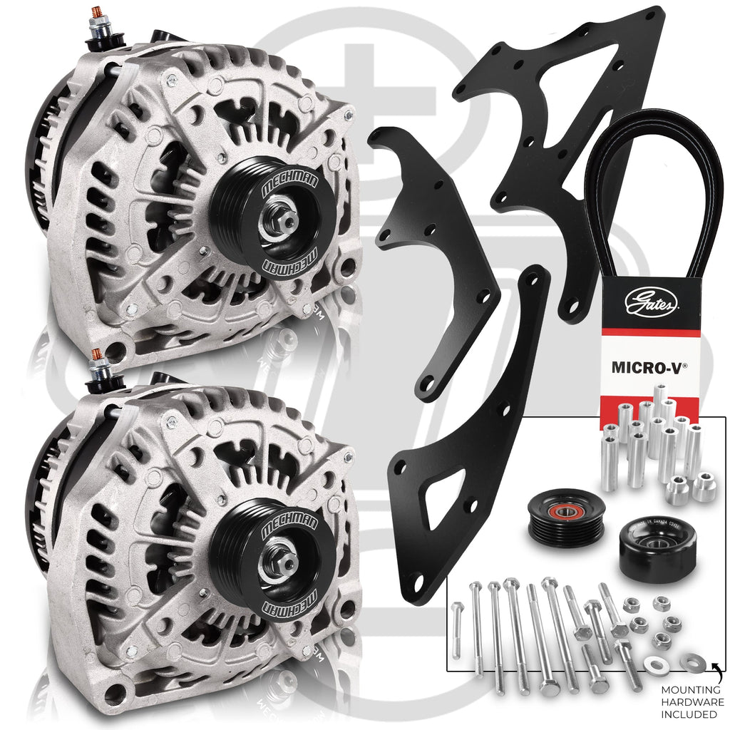 Mechman 800 Amp Cast Dual Alternator Kit for 2014 - 2018 GM Trucks