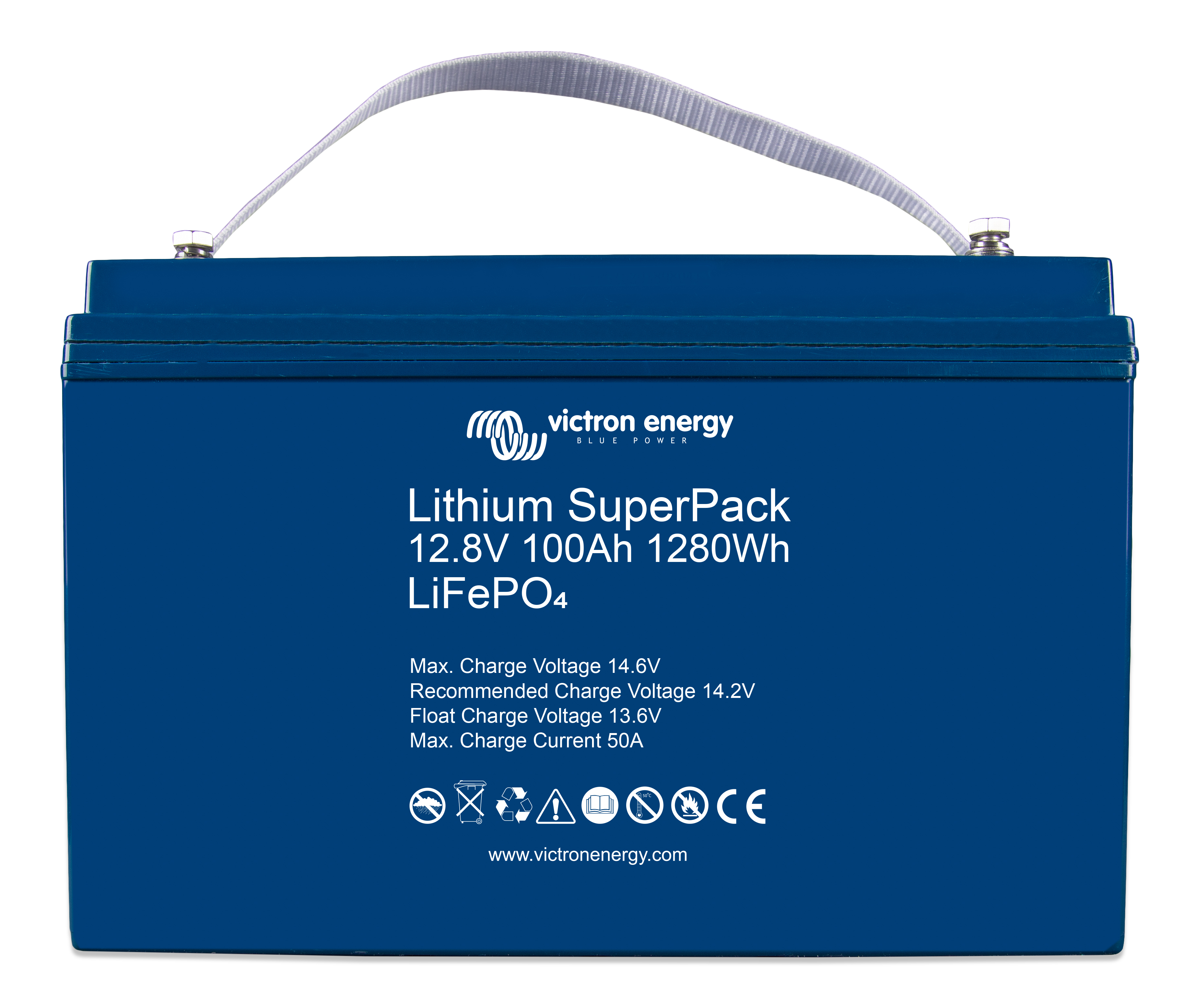 Victron - Lith.SuperP12,8V/100Ah(M8)HighCurr*If 0, order BAT512110712* [BAT512110710]