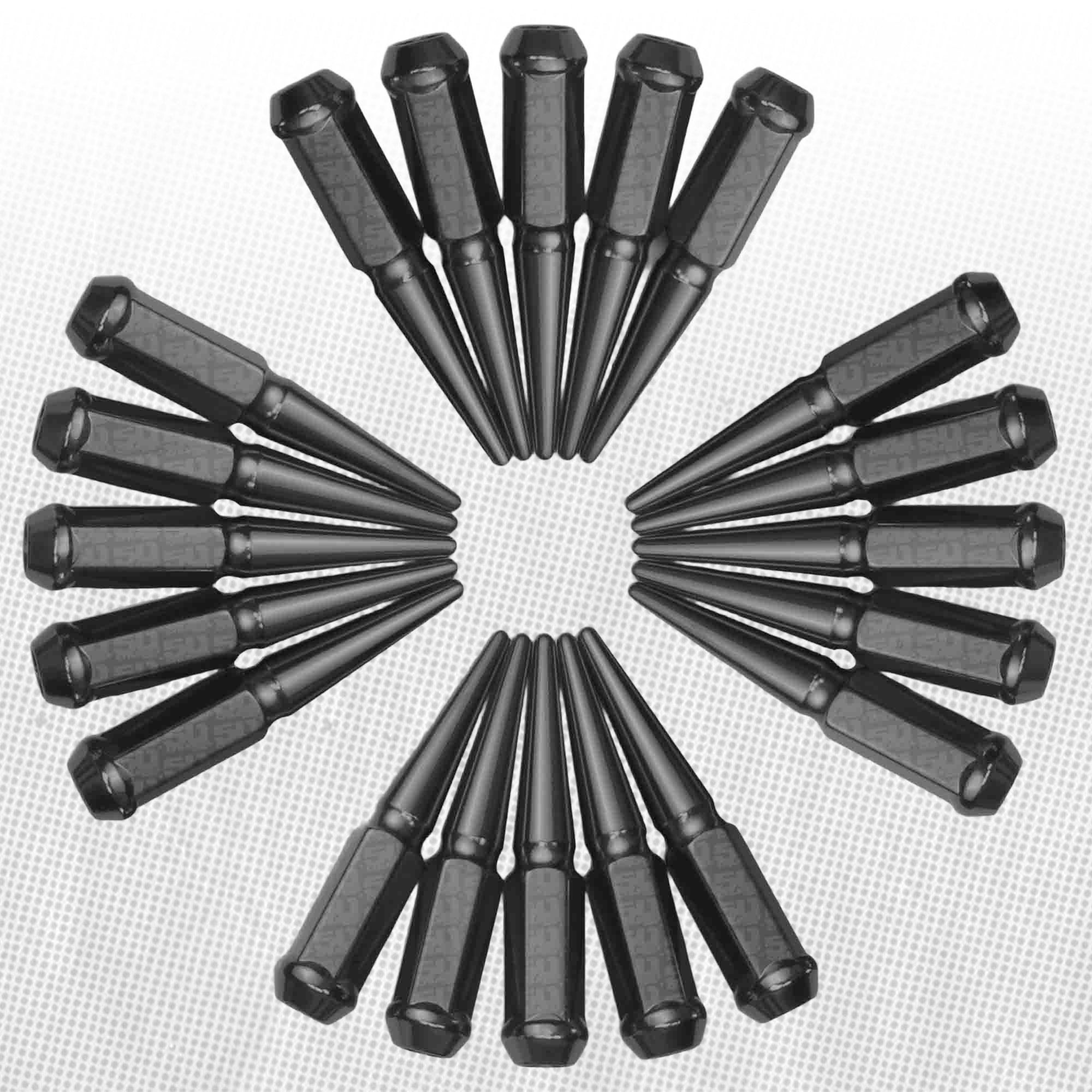 14x2.0mm Extended Spike Lug Nuts - 60 Degree Taper Seat