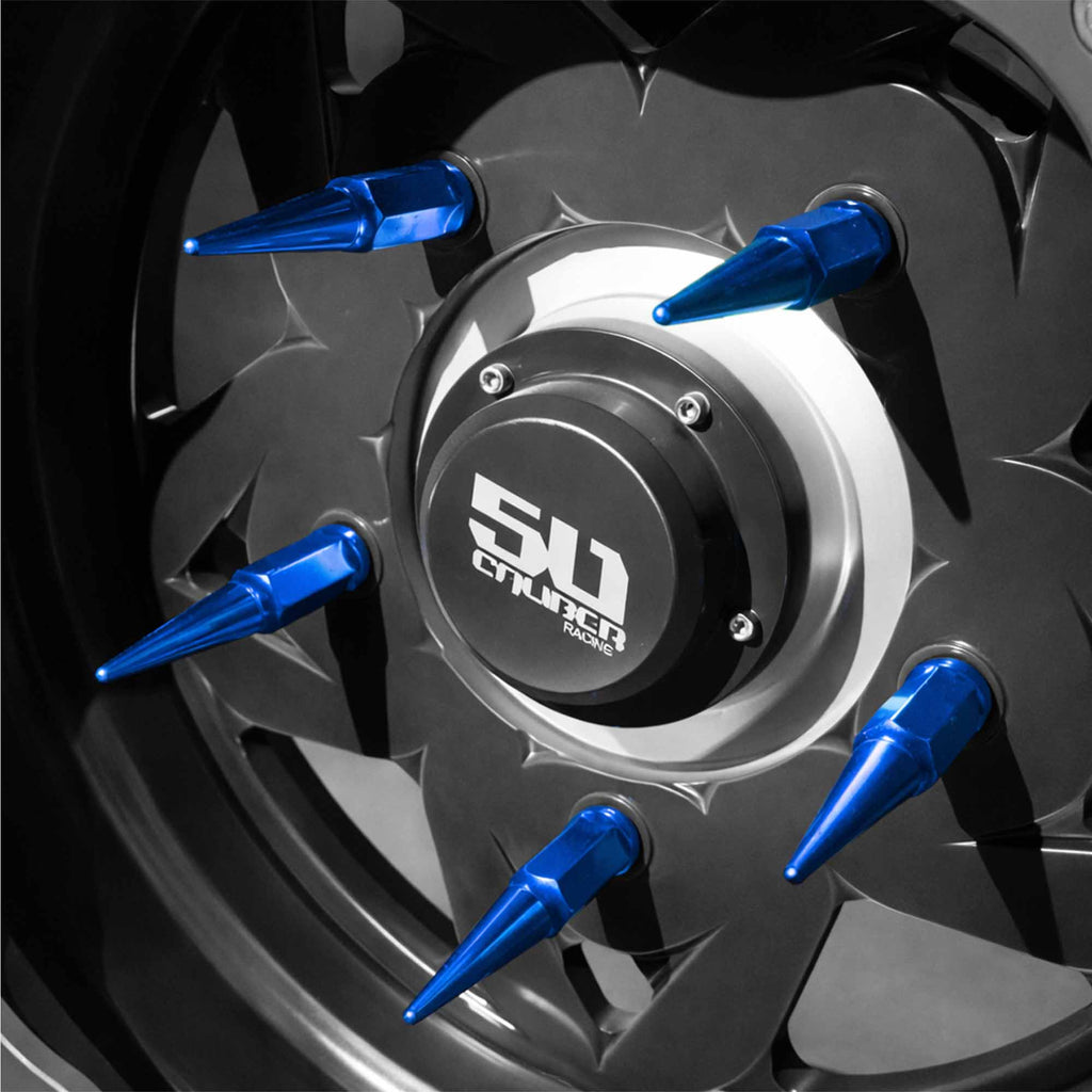 14x1.5mm Extended Spike Lug Nuts - 60 Degree Taper Seat