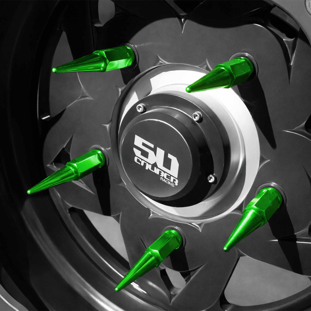14x1.5mm Extended Spike Lug Nuts - 60 Degree Taper Seat