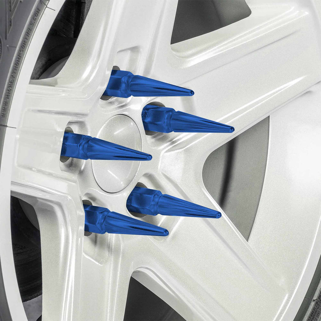 10x1.25mm Extended Spike Lug Nuts - 60 Degree Taper Seat