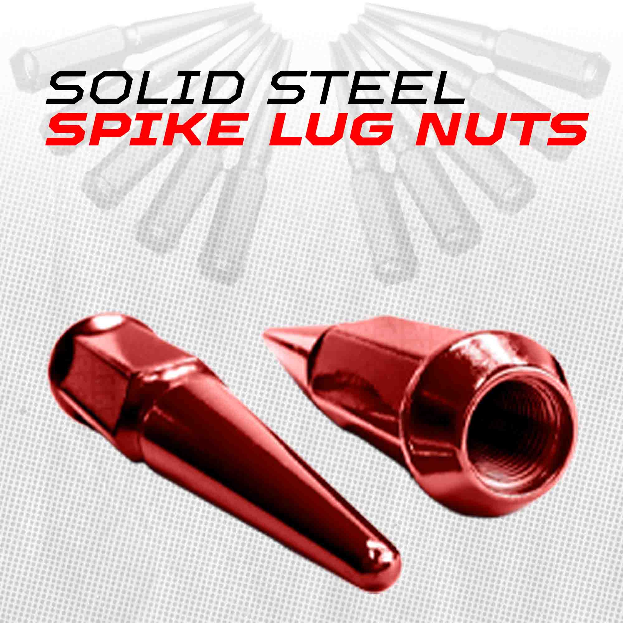 9/16 Extended Spike Lug Nuts - 60 Degree Taper Seat