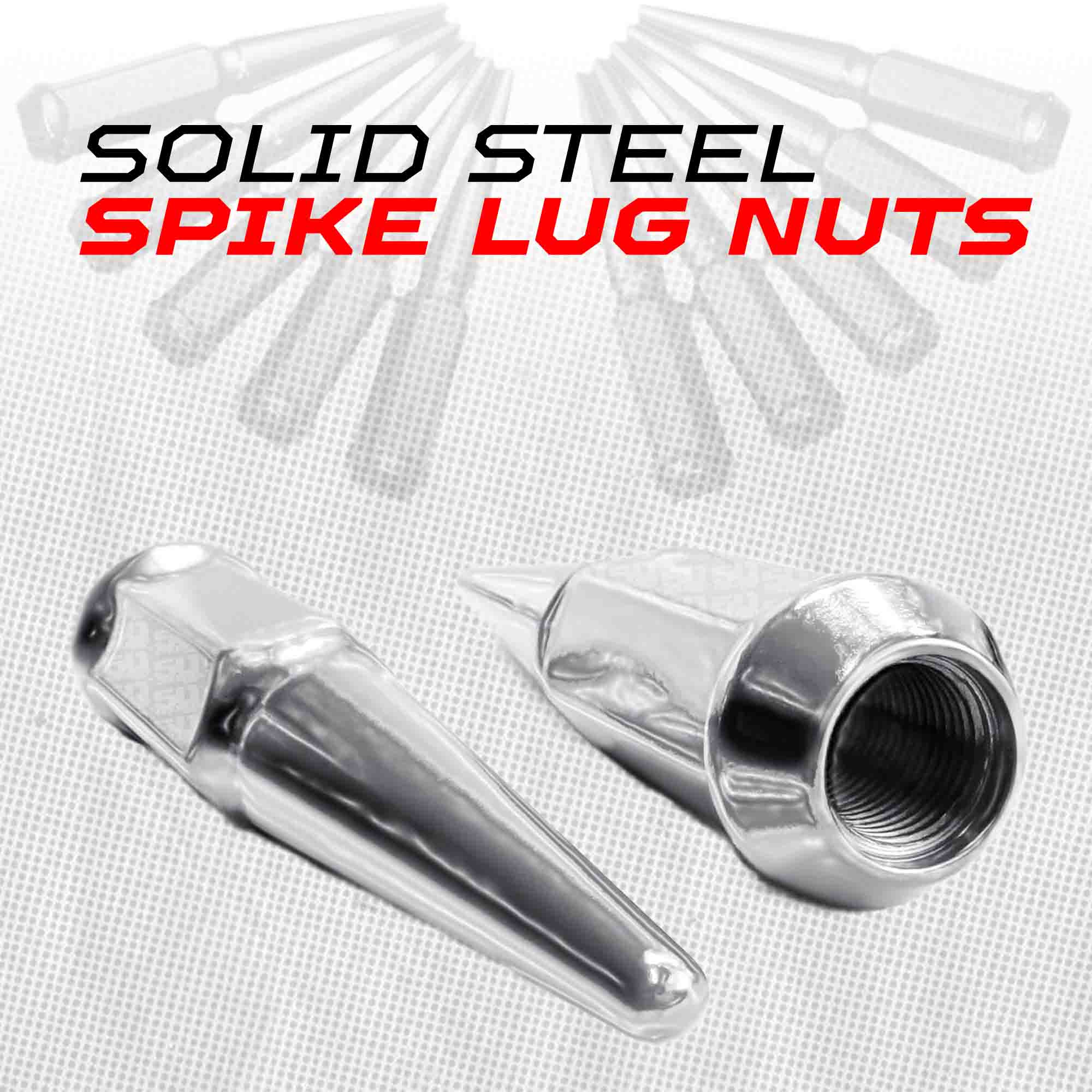 9/16 Extended Spike Lug Nuts - 60 Degree Taper Seat