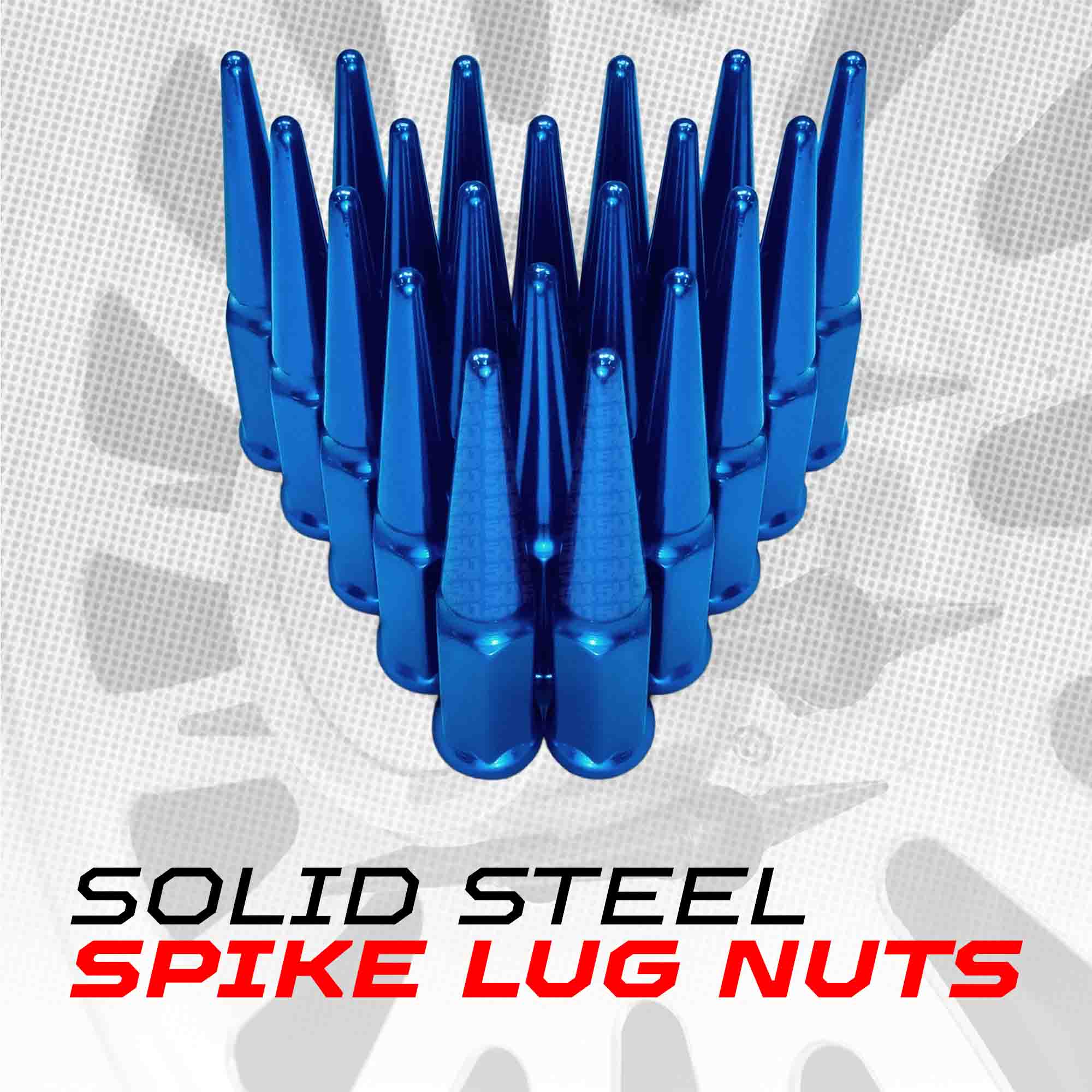 14x1.5mm Extended Spike Lug Nuts - 60 Degree Taper Seat