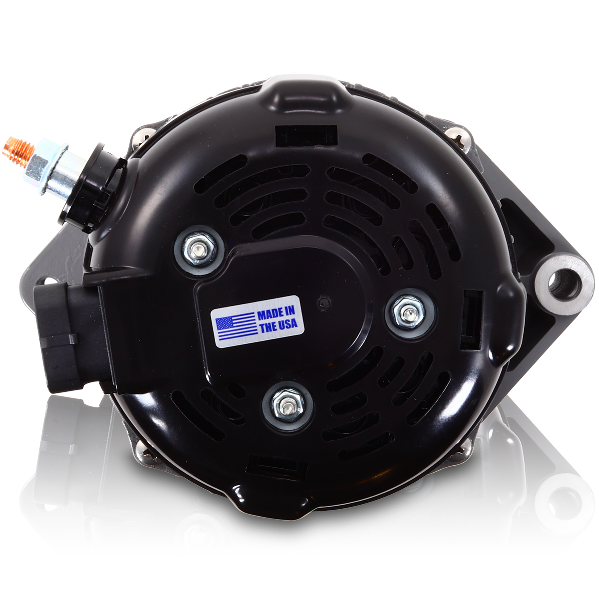 Mechman Marine 170 Amp High Output Alternator – 12SI 6.61-Inch Mount, 6-Groove Pulley