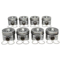 PISTONS WITH RINGS SET OF 8