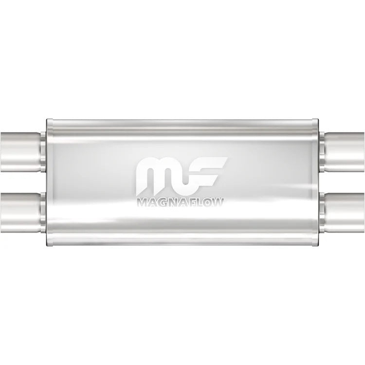 MUFFLER SS 3IN DUAL OUTLET