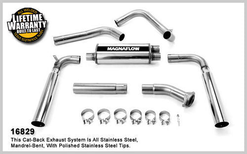 EXHAUST CAT-BACK SS KIT