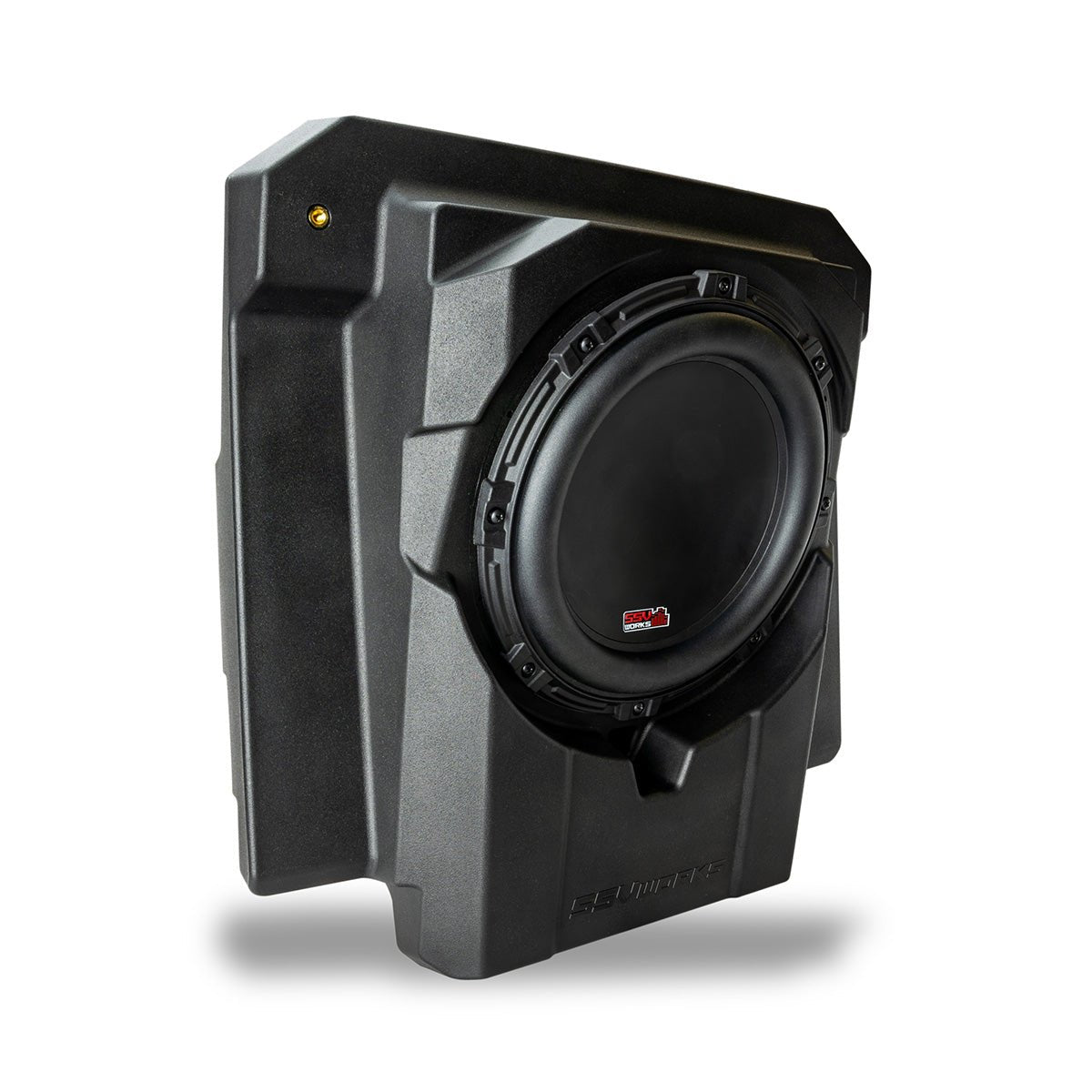 SSV Works Front-Seat (LH or RH) 10" Subwoofer Enclosure for 2024-2026 Can-Am Maverick R & R Max