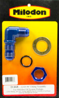 90 DEGREE FITTING/NUT/O-RING