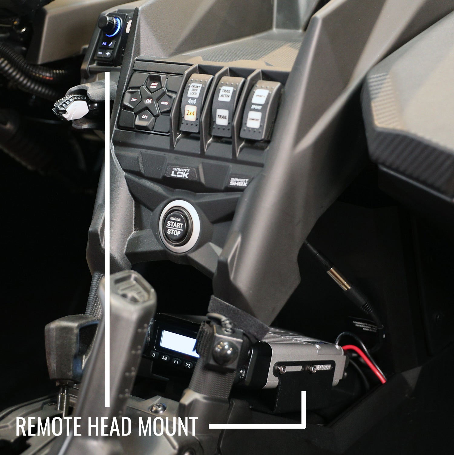 Maverick X3 Complete Communication Kit with Bluetooth Intercom and 2-Way Radio - 696 PLUS / G1 GMRS / Top Mount