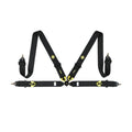 Corsa Harness 4 Point 3x3 Black Clip in  Cam