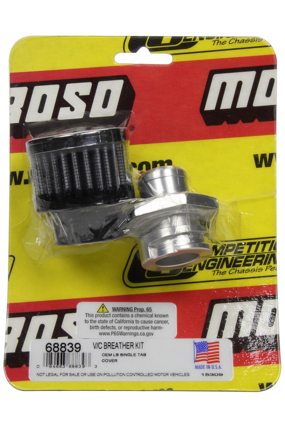 V/C BREATHER OEM LS SINGLE TAB