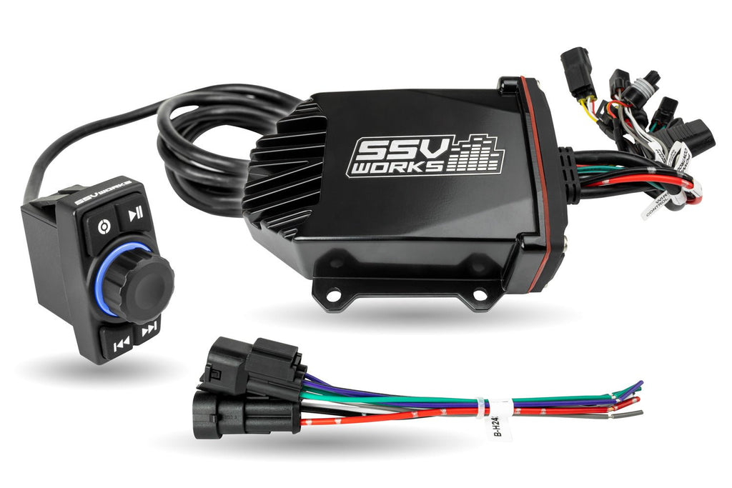 SSV Works Universal Bluetooth Rocker-Switch Audio System with 200-Watt Amplifier