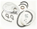 2 PIECE TIMING COVER CHROME