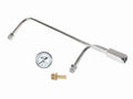 GAS LINE CHRM W/PRESSURE GAUGE