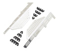 WIRE LOOM KIT-CLEAR ANODIZED