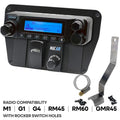 Commander Intercom and Radio Mount - Motorola CM300D / Vertex VX2200