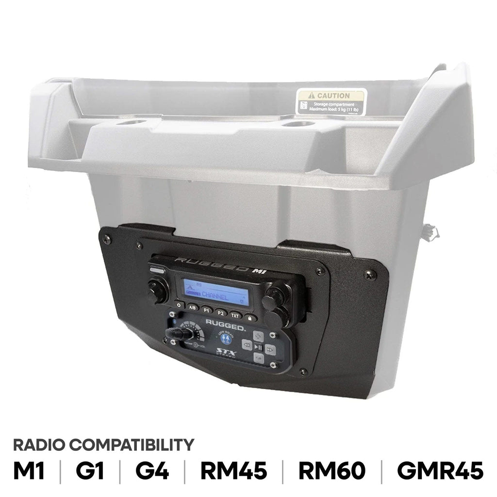 Commander and Maverick - Glove Box Multi-Mount Kit for Rugged UTV Radios and Intercoms - Rugged RDM