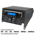 X3 Multi-Mount Kit - Top Mount - for Rugged UTV Intercoms and Radios - Kenwood TK7360
