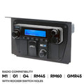 Polaris XP1 Mount Kit for Rugged Radios and Intercom - Icom F5021