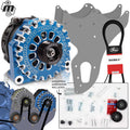 Mechman 400 Amp Blue Dual Alternator Kit for 1999 - 2013 GM Trucks