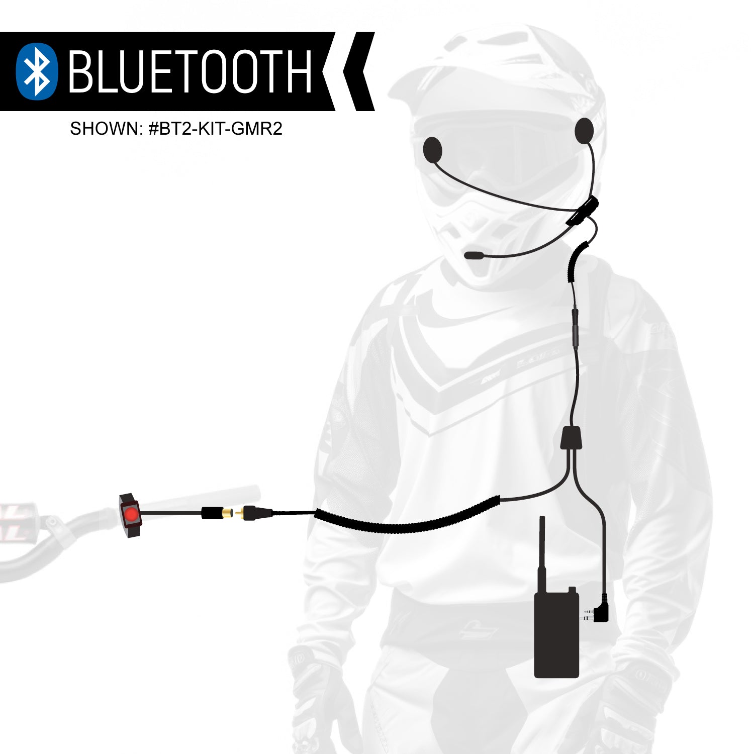 CONNECT BT2 Bluetooth Moto Kit with Radio - V3