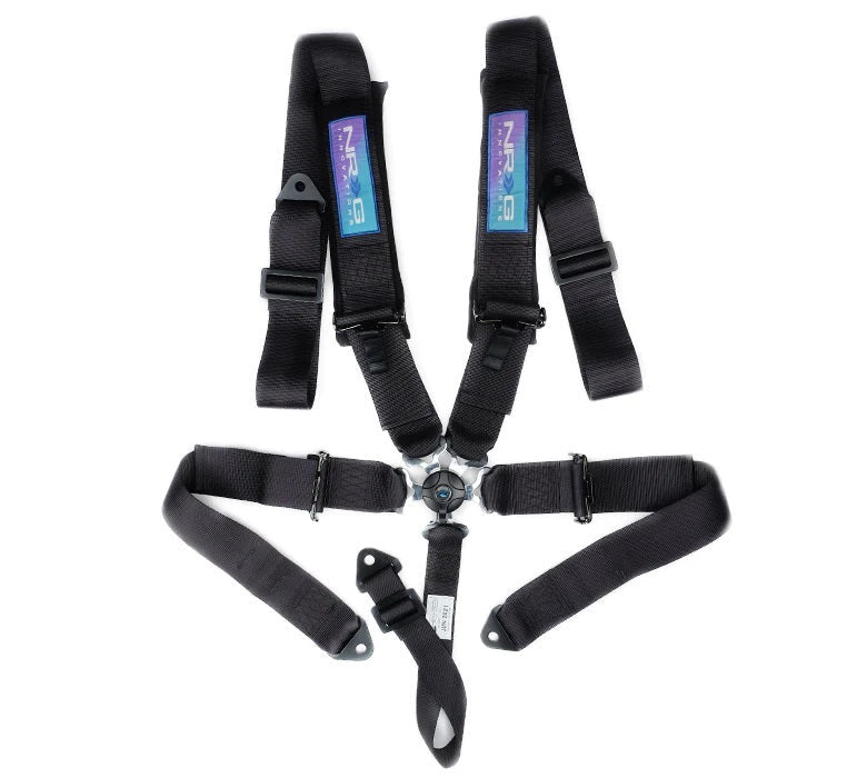 Harness 5pt Camlock Black w/Pads SFI 16.1