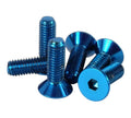 Screw Kit Steering Wheel Blue Conical