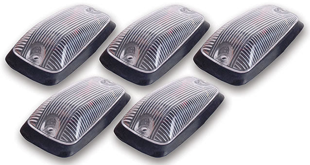 5 PC CAB ROOF LIGHT KIT CLEAR