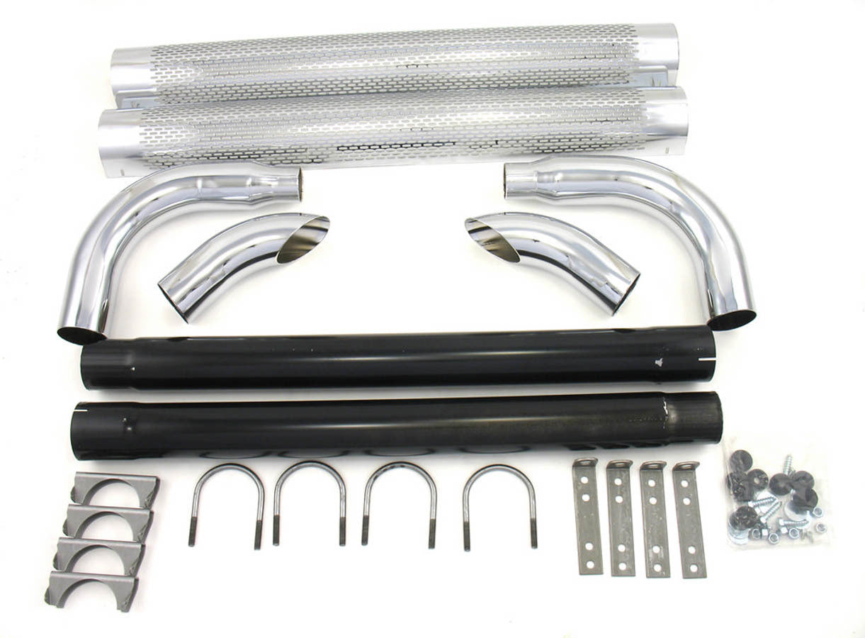 SIDE EXHAUST CHROME 70