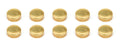 Expansion Plugs 10pk - Brass 1-3/8 Dia