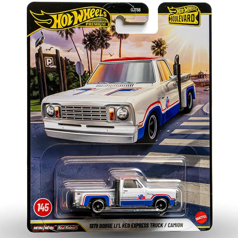 VP Racing Hot Wheels 1978 Dodge Lil Red Express Truck (1:64 Scale)