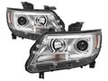 Spyder Chevy Colorado 15-17 Projector Headlights - Light Bar LED - Chrome