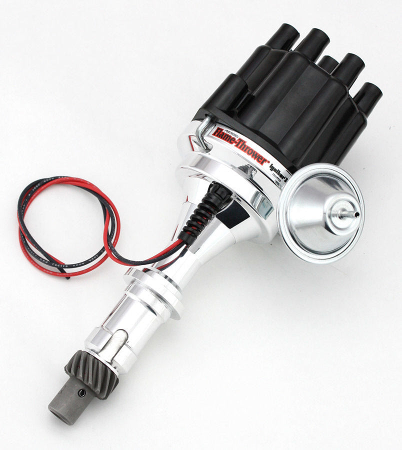 DIST BILLET PONTIAC V8 VAC BLK