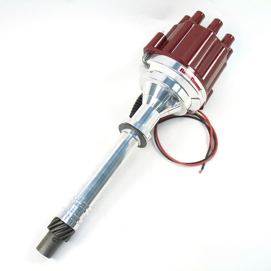 DIST BILLET MARINE CHEVY RED C