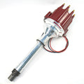 DIST BILLET MARINE CHEVY RED C