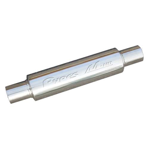 MUFFLER SS POLISHED 2.5IN CTR