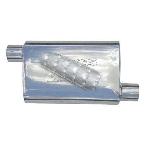 MUFFLER SS 2.5IN OFFSET IN/OUT