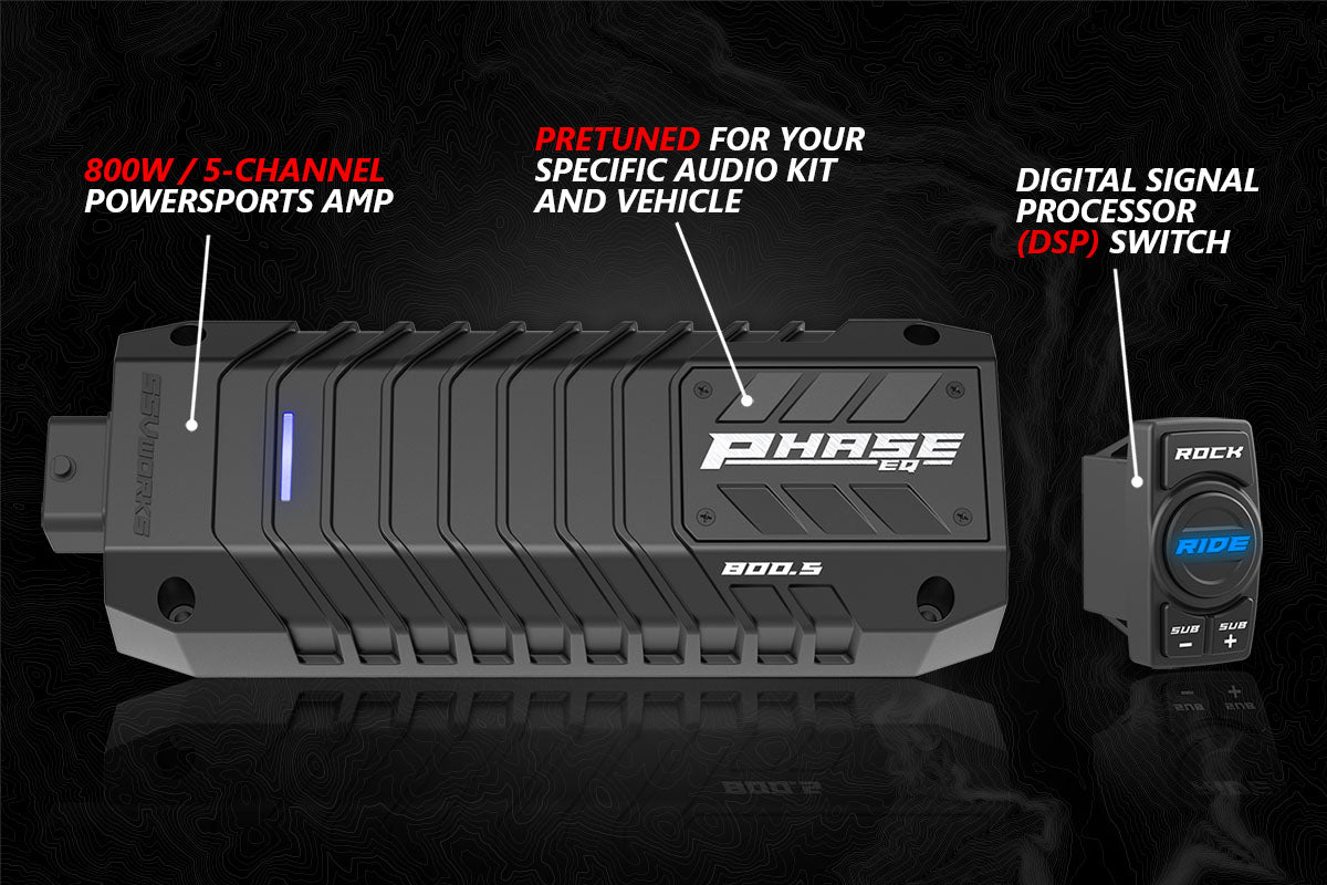 SSV Works V-Spec 3-Speaker Plug-&-Play Kit for 2014-2023 Polaris RZR with Ride Command
