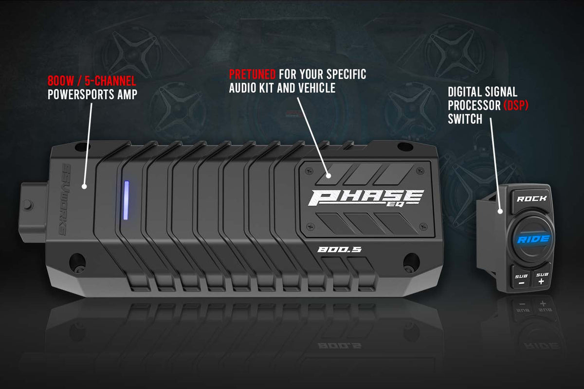 SSV Works 3-Speaker Plug-&-Play Audio System for 2018-2024 Polaris Ranger XP 1000 with Ride Command