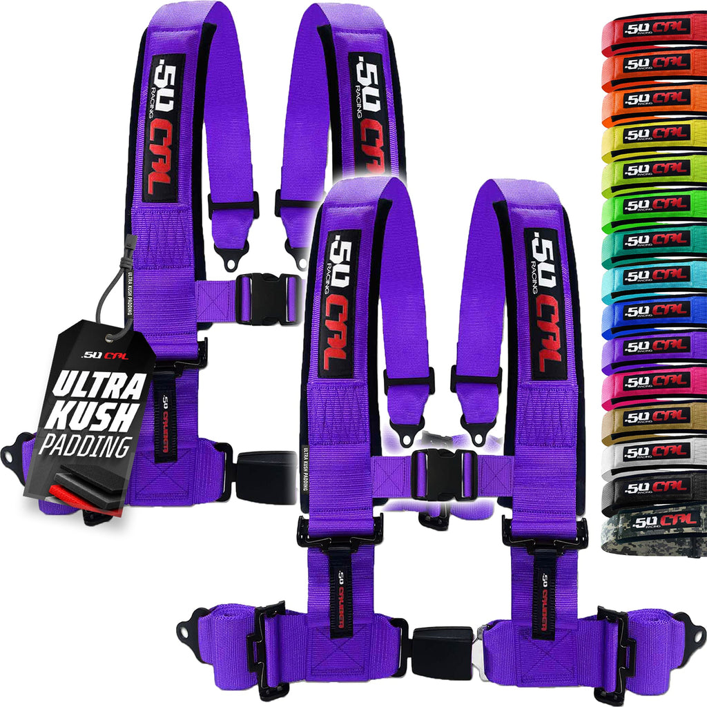 Pro Series 2" & 3" 4 point Harness with push button release