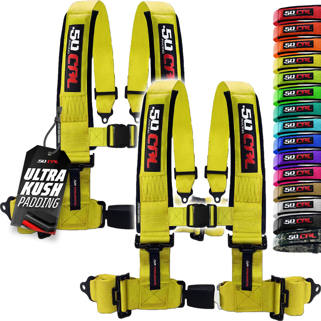 Pro Series 2" & 3" 4 point Harness with push button release