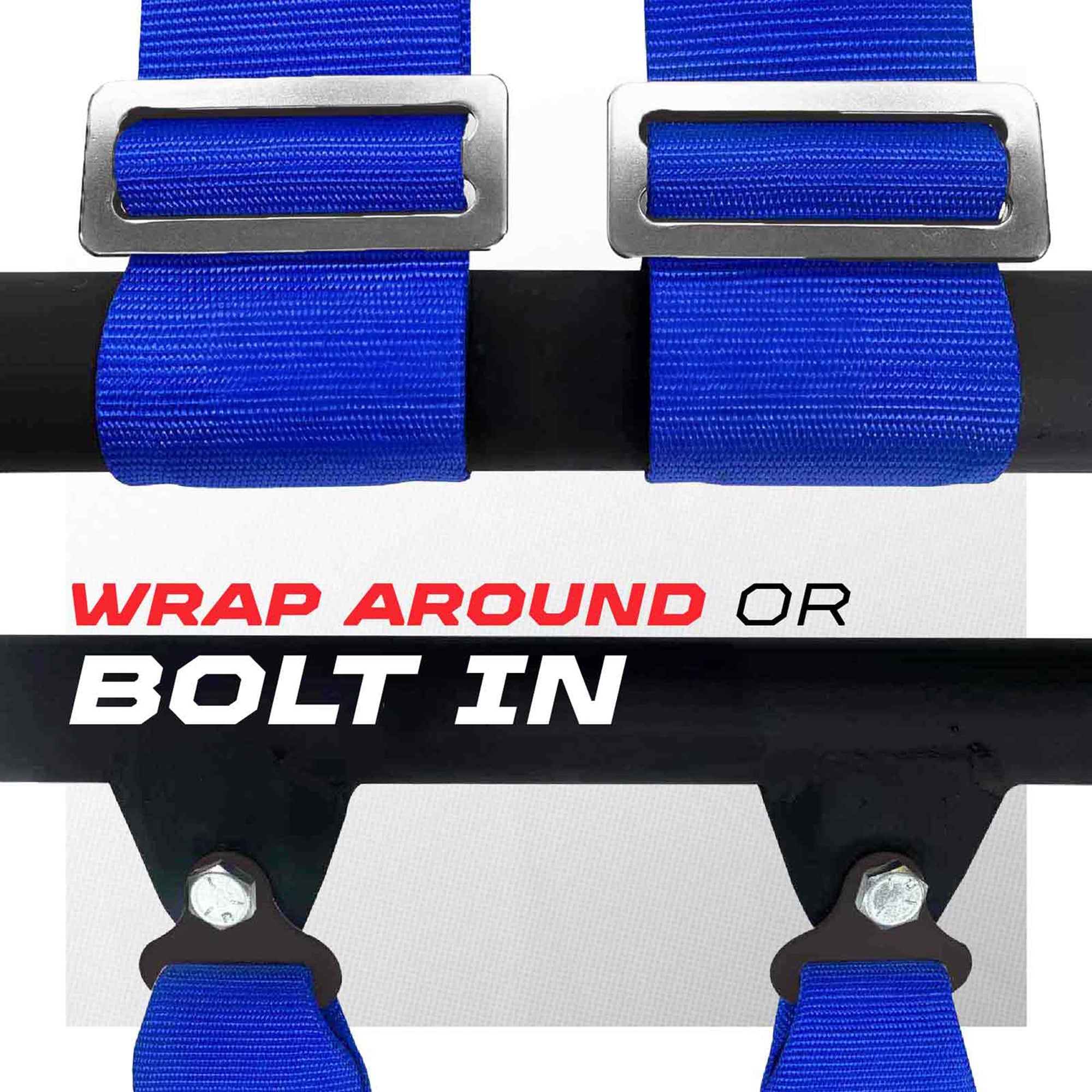 Pro Series 3" 4 point Latch Harness 50 Caliber Racing
