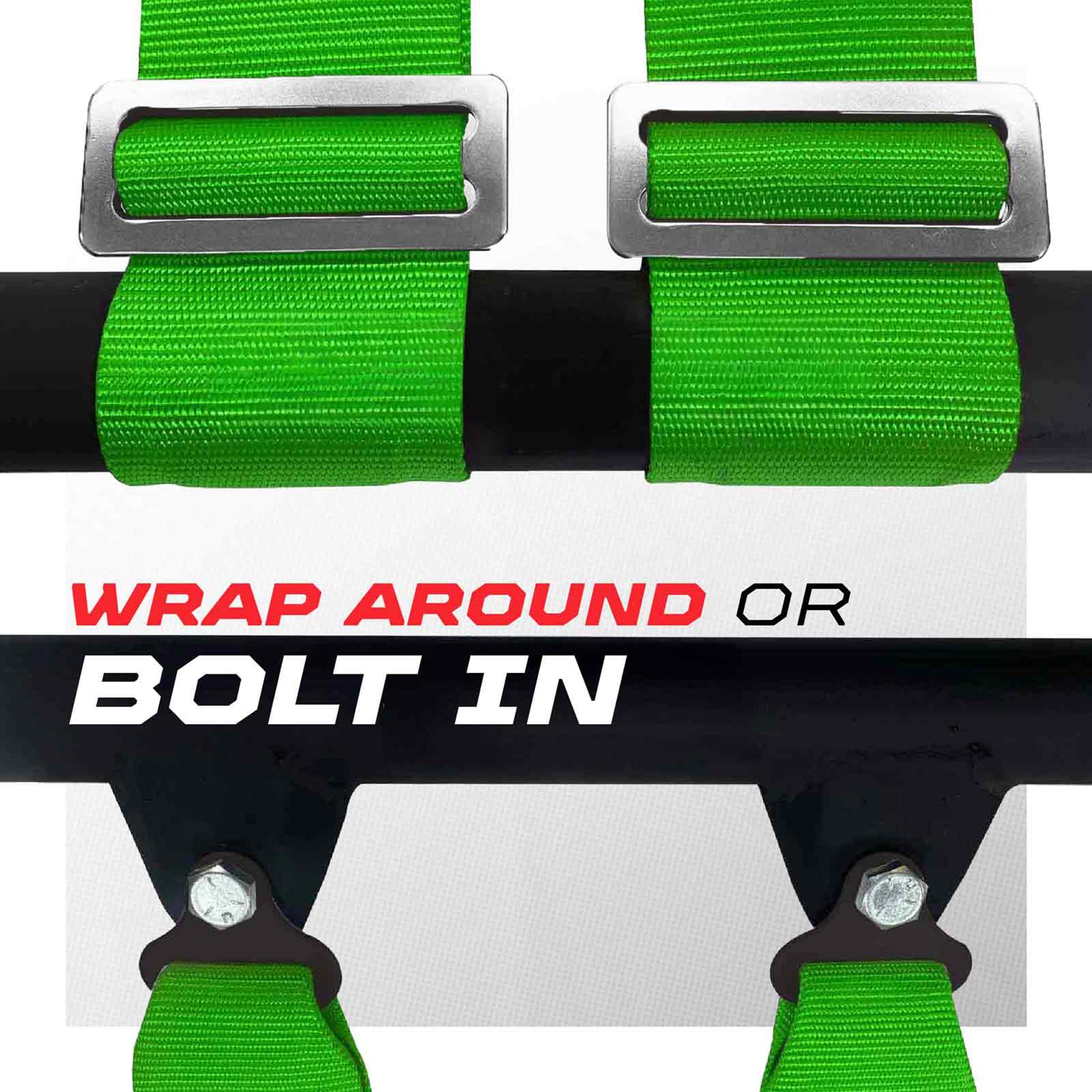3" 5 point Pro Series Latch Harness 50 Caliber Racing Harness